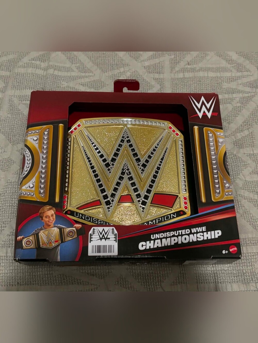 WWE Undisputed Championship Kid’s Toy Belt New